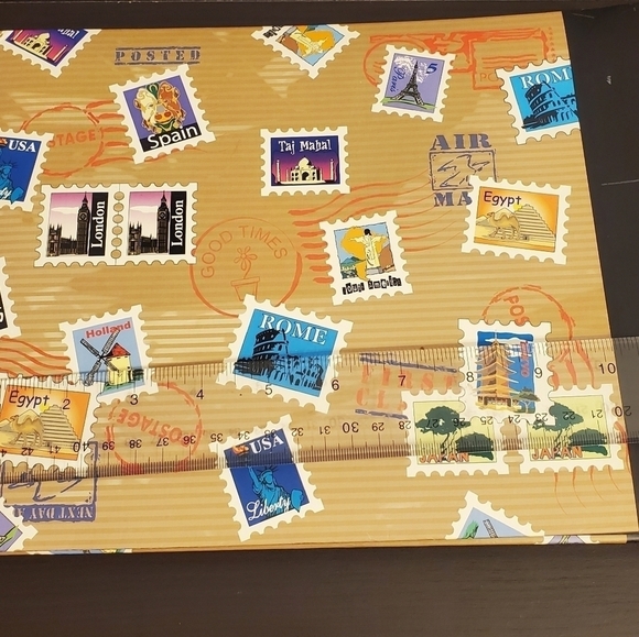 VINTAHE Stamp Collection Album Stock Book A4 9 x 12 36 Black Pages - Picture 5 of 11